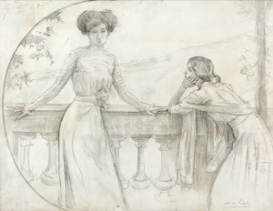 Figurines, 1909, llapis sobre paper