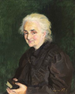 Retrato de l'àvia, cap al 1900, oli sobre tela